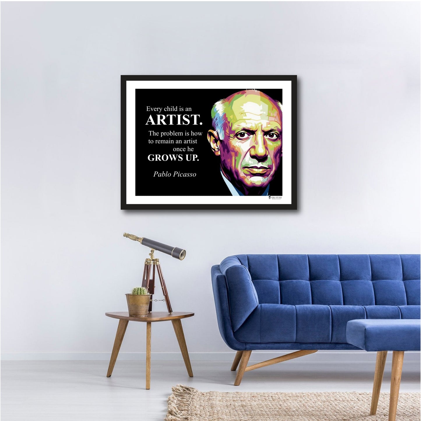 Pablo Picasso Inspirational Quote Wall Art