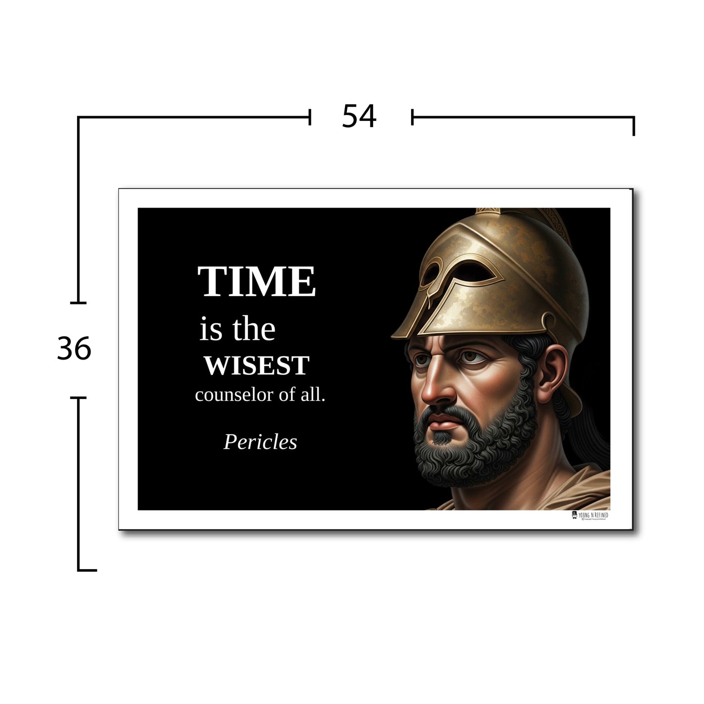 Aristotle Inspirational Quote Poster - Young N Refined