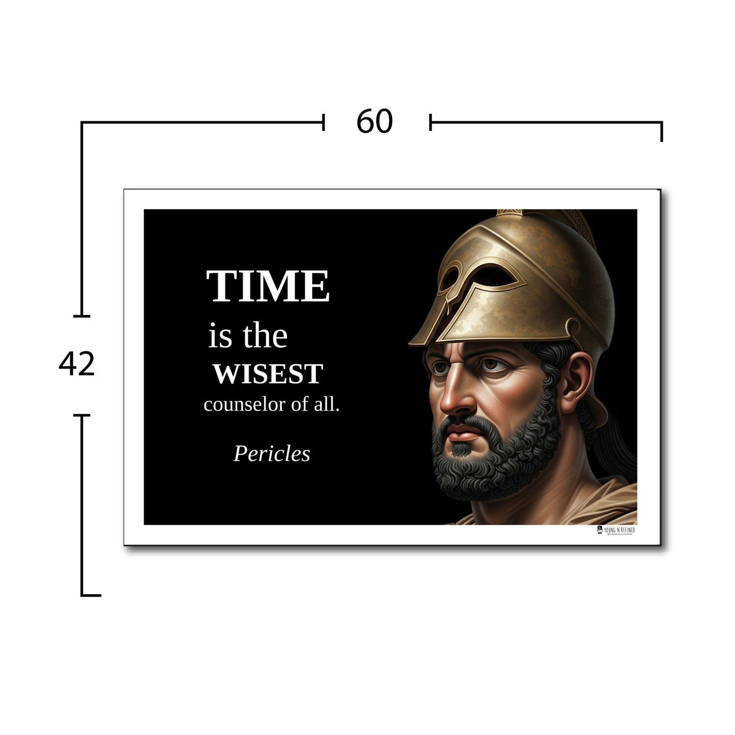 Aristotle Inspirational Quote Poster - Young N Refined