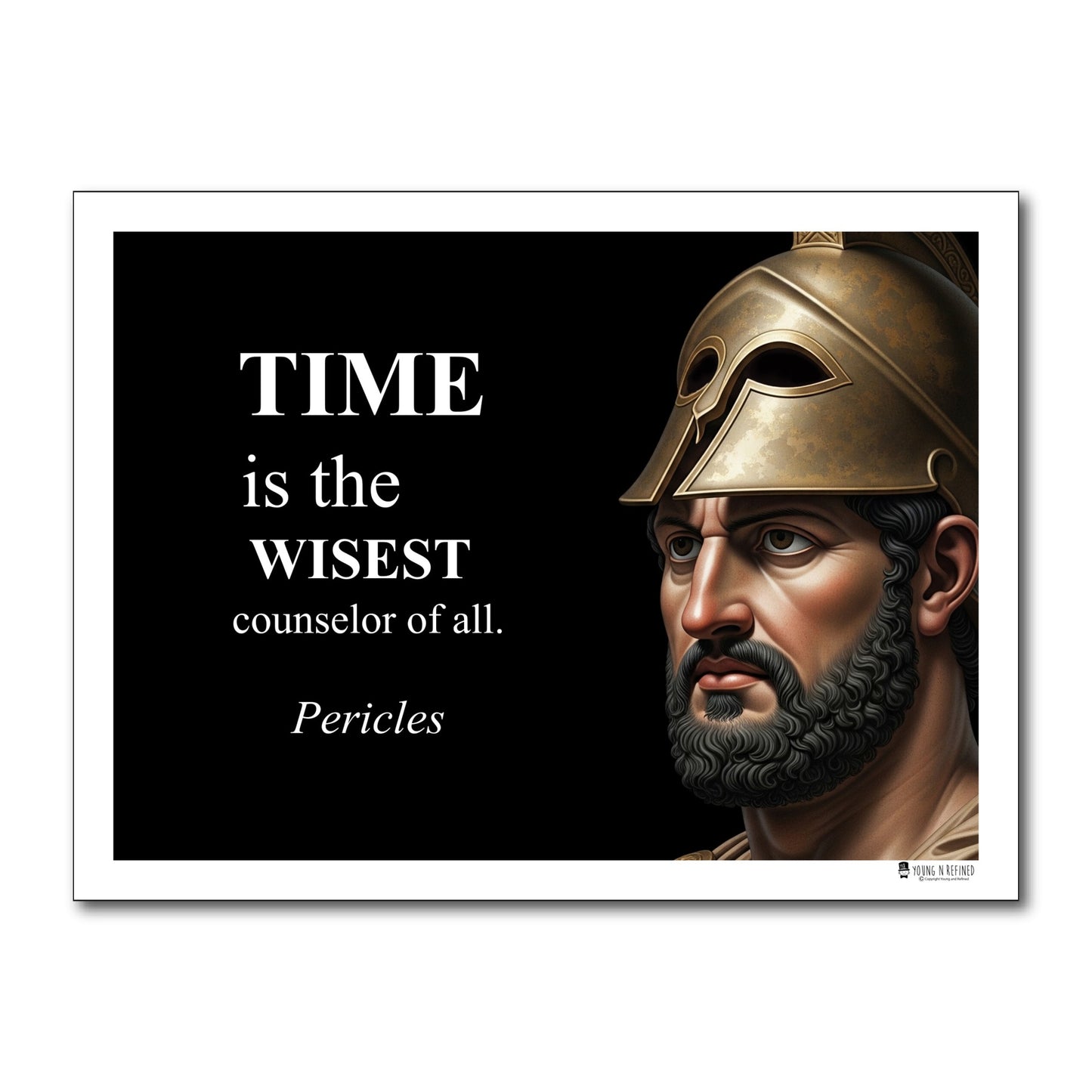 Pericles Inspirational Quote Poster - Young N Refined