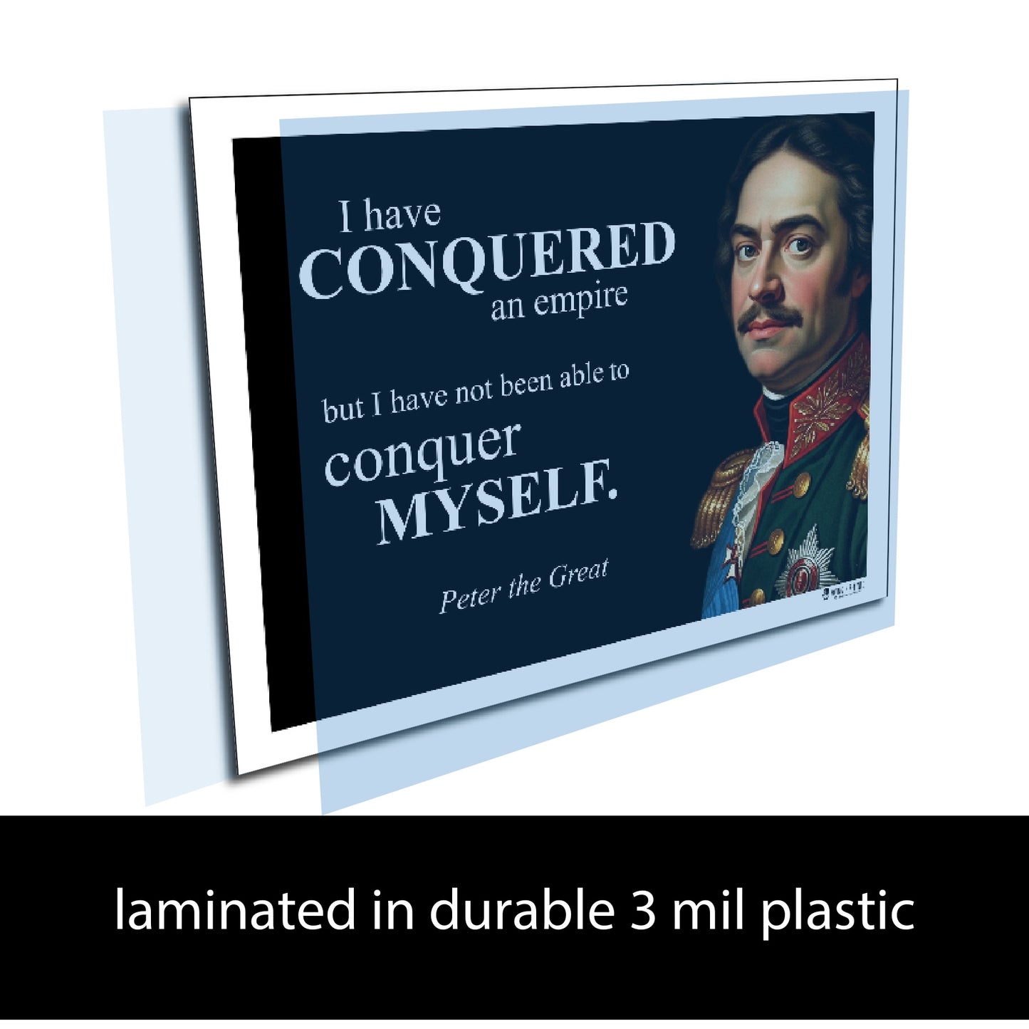 Peter the Great Inspirational Quote Wall Art