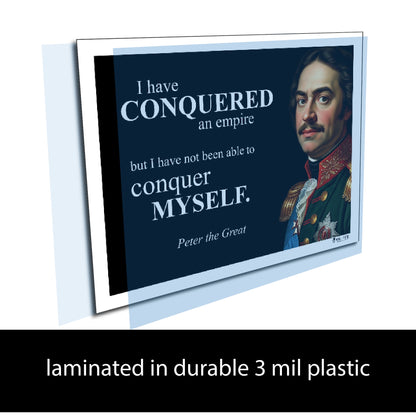 Peter the Great Inspirational Quote Wall Art