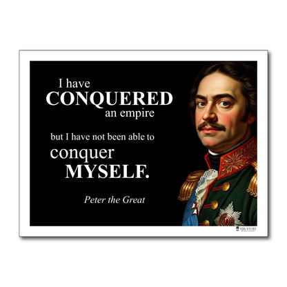 Peter the Great Inspirational Quote Wall Art