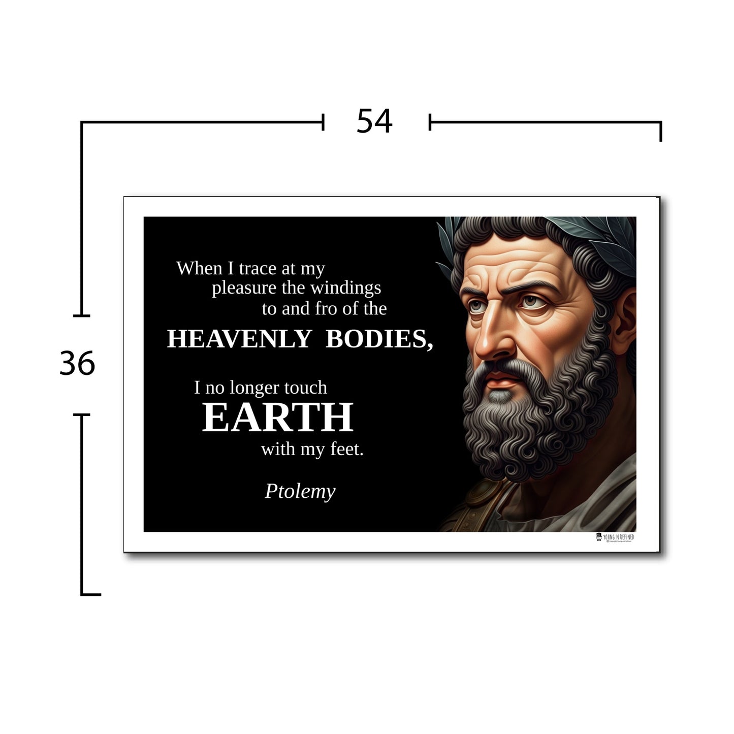 Aristotle Inspirational Quote Poster - Young N Refined