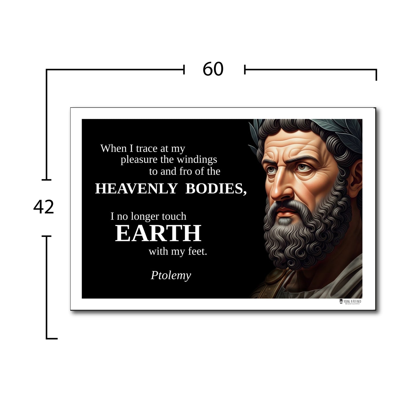 Aristotle Inspirational Quote Poster - Young N Refined