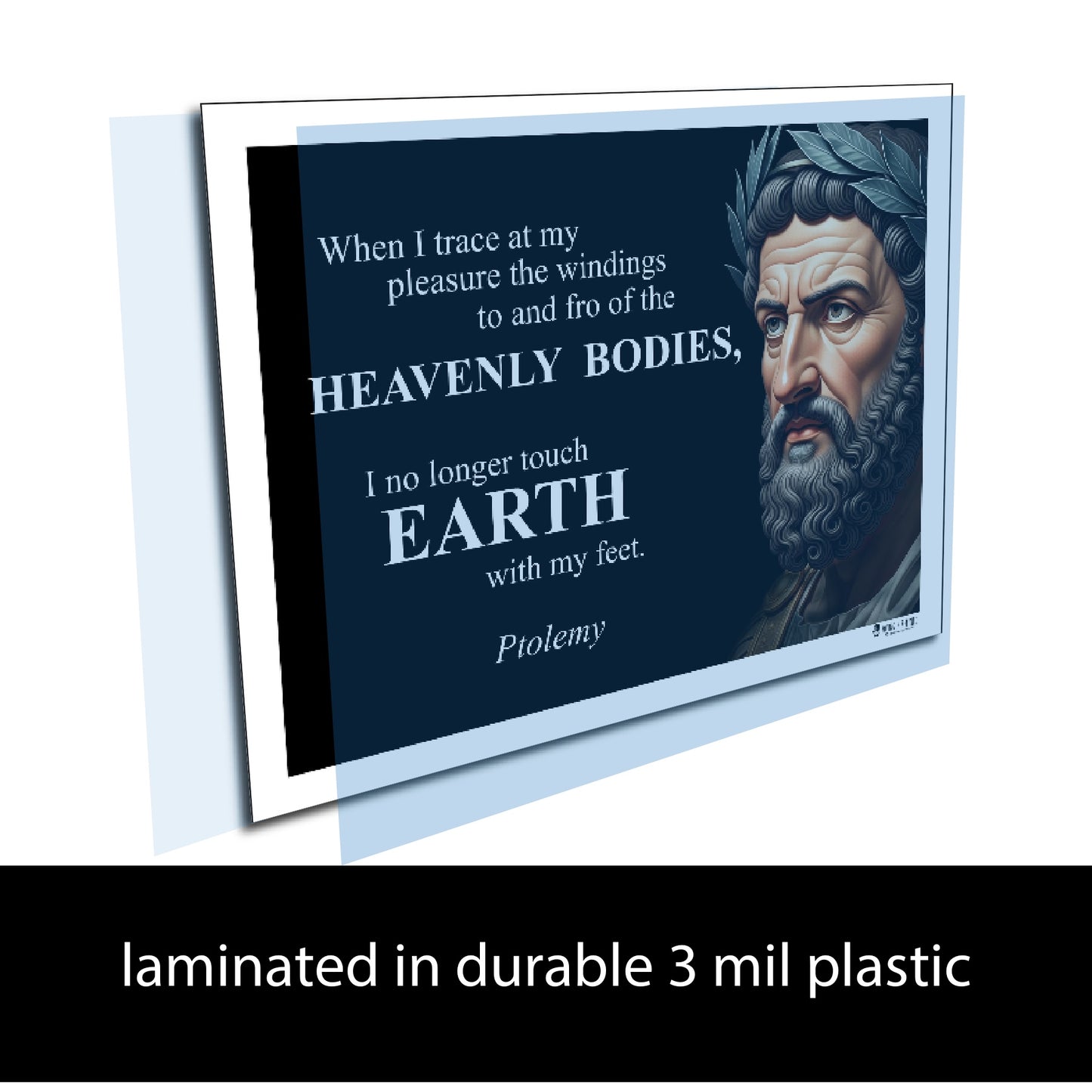 Ptolemy Inspirational Quote Poster - Young N Refined