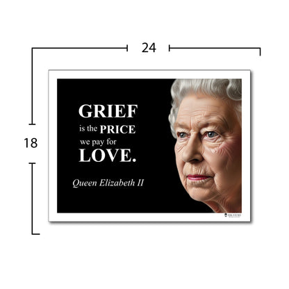 Queen Elizabeth II Inspirational Quote Wall Art
