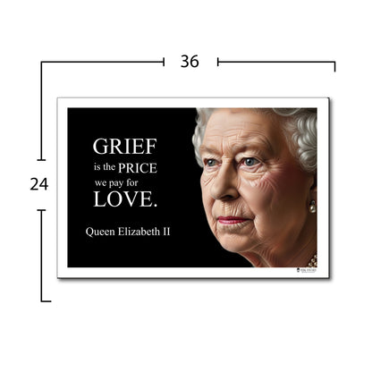 Queen Elizabeth II Inspirational Quote Wall Art