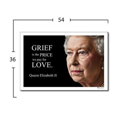 Queen Elizabeth II Inspirational Quote Wall Art