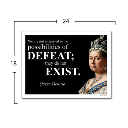 Queen Victoria Inspirational Quote Wall Art