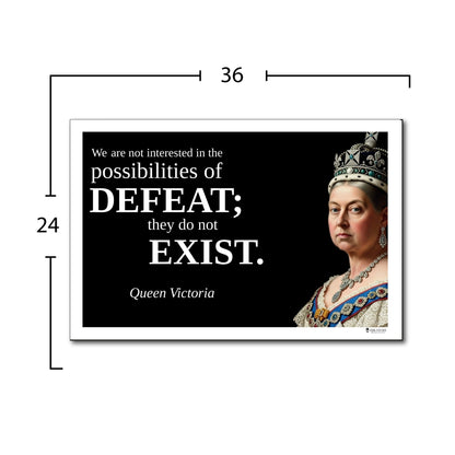 Queen Victoria Inspirational Quote Wall Art