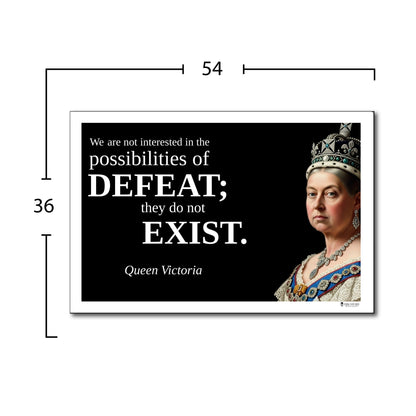 Queen Victoria Inspirational Quote Wall Art