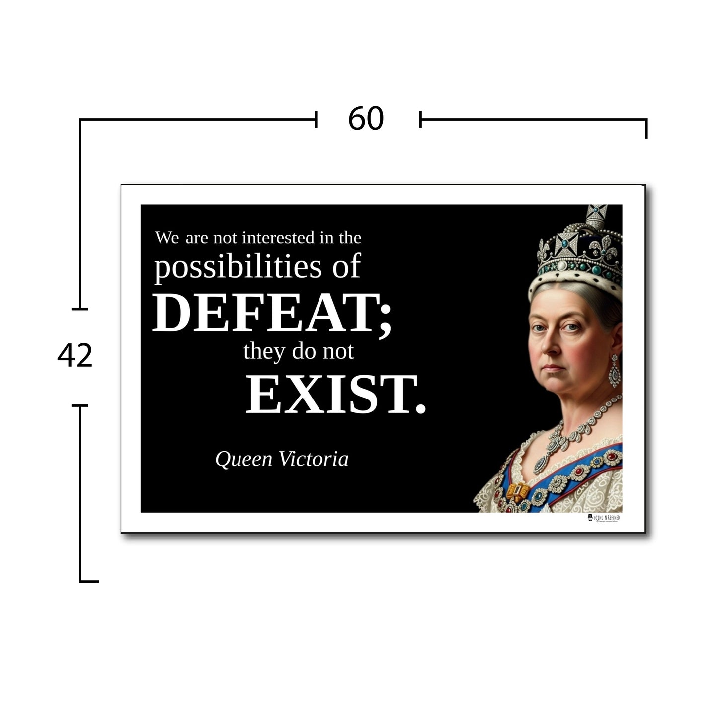 Queen Victoria Inspirational Quote Wall Art
