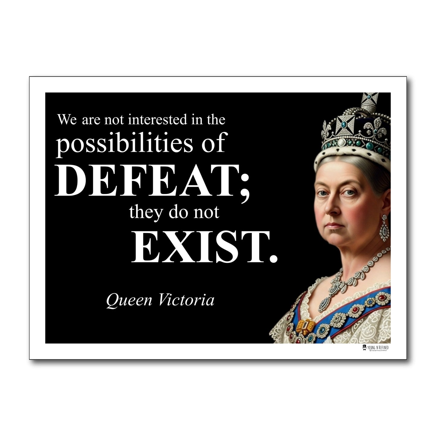 Queen Victoria Inspirational Quote Wall Art