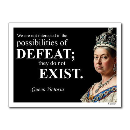 Queen Victoria Inspirational Quote Wall Art