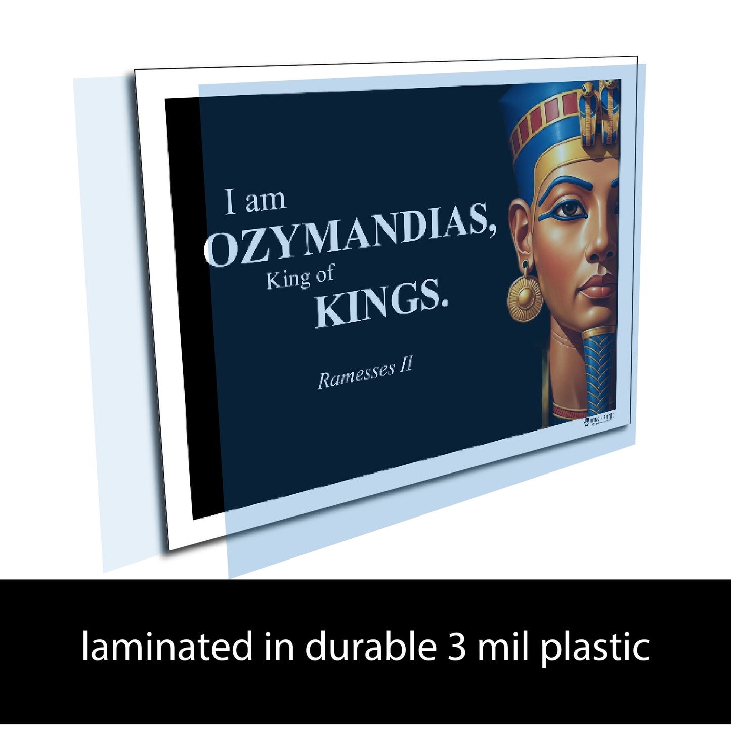 Ramesses II Inspirational Quote Poster - Young N Refined