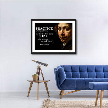 Rembrandt Inspirational Quote Wall Art