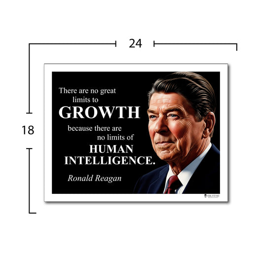 Ronald Reagan Inspirational Quote Wall Art