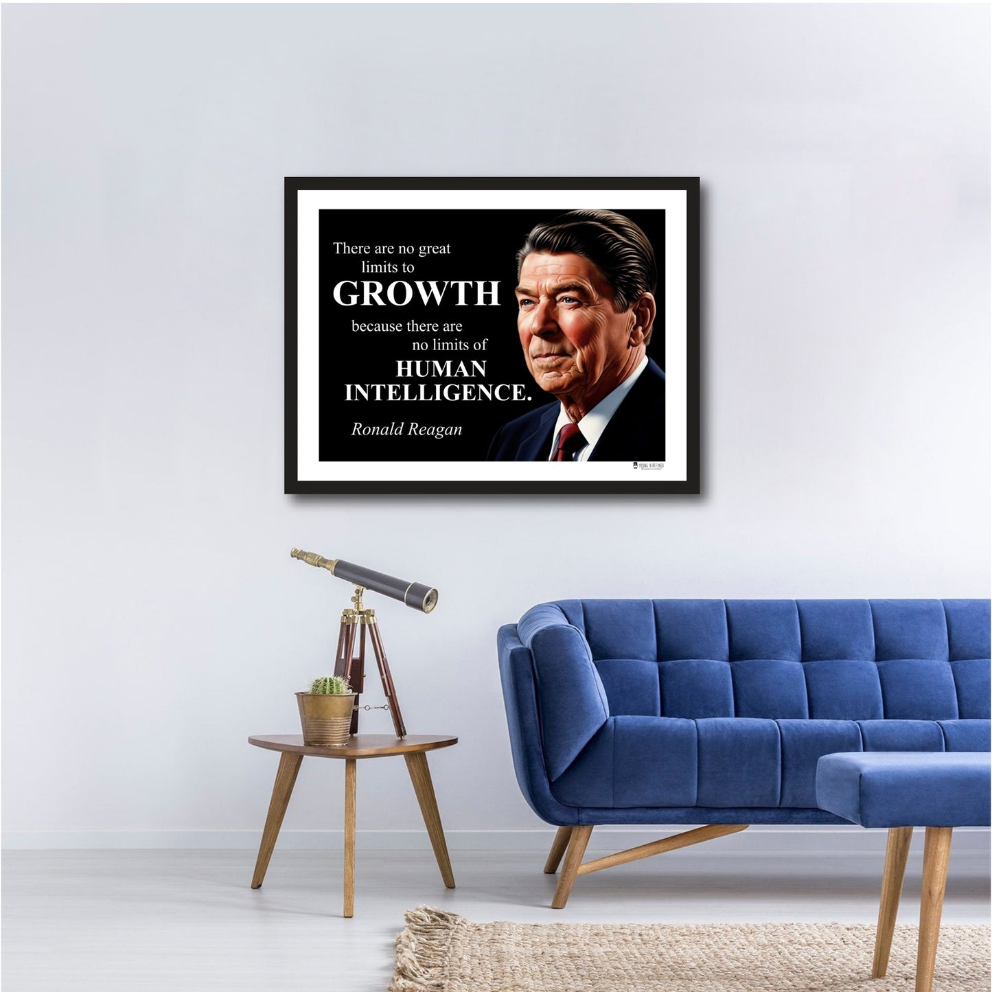 Ronald Reagan Inspirational Quote Wall Art