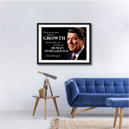 Ronald Reagan Inspirational Quote Wall Art