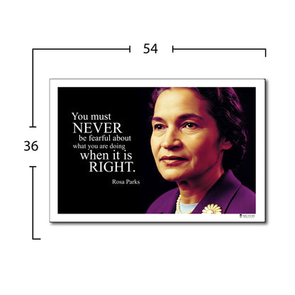 Rosa Parks Inspirational Quote Poster - Young N Refined