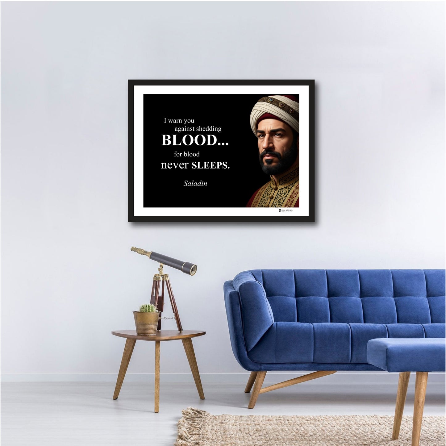 Saladin Inspirational Quote Wall Art