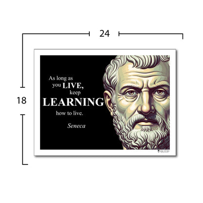 Seneca Inspirational Quote Poster - Young N Refined