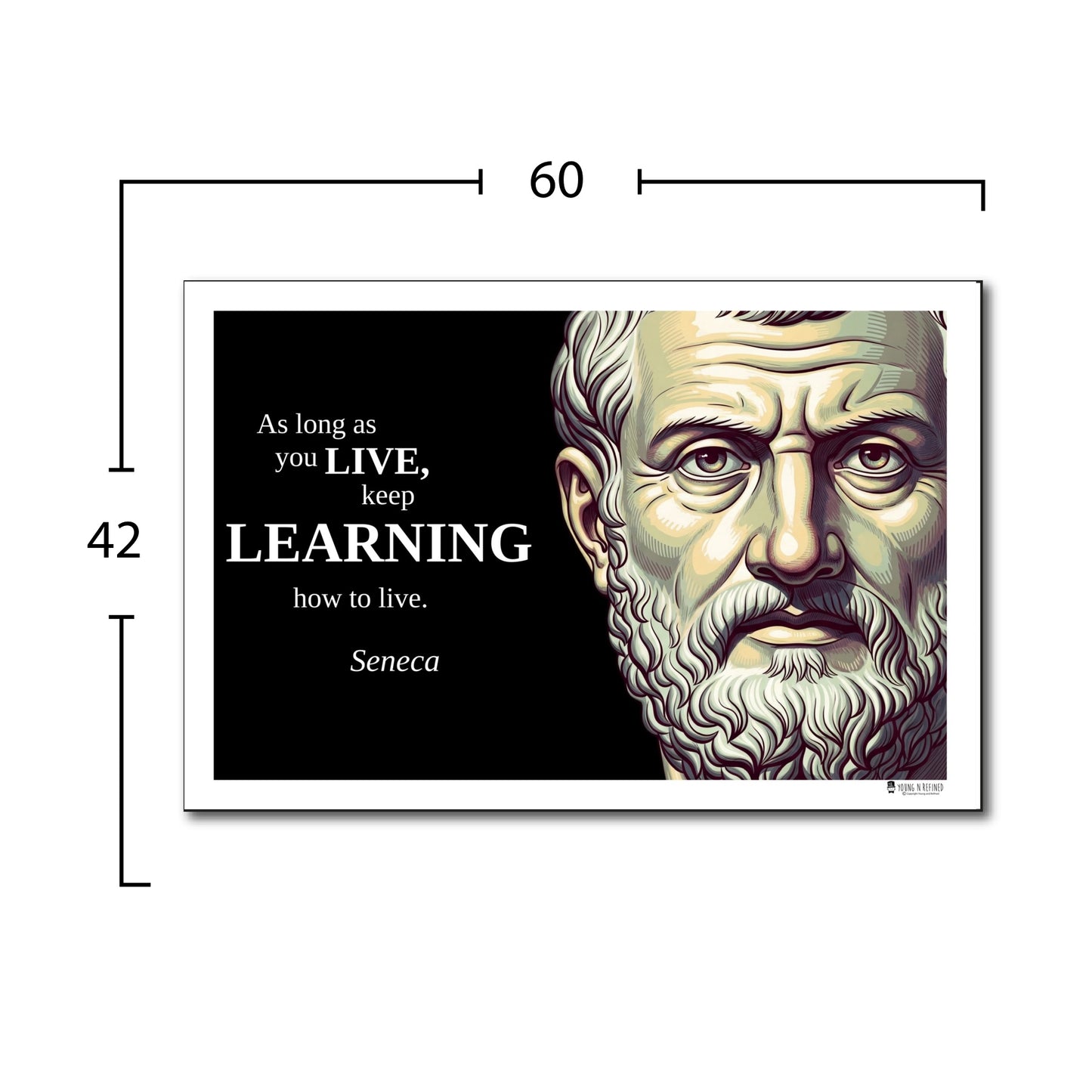 Aristotle Inspirational Quote Poster - Young N Refined