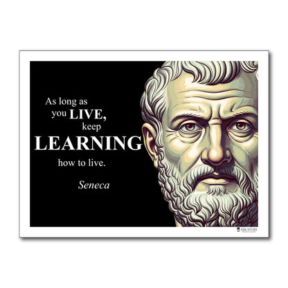 Seneca Inspirational Quote Poster - Young N Refined