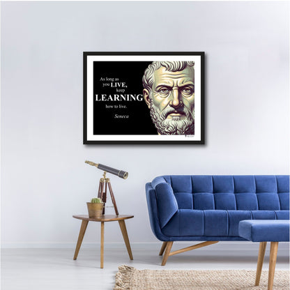 Seneca Inspirational Quote Poster - Young N Refined