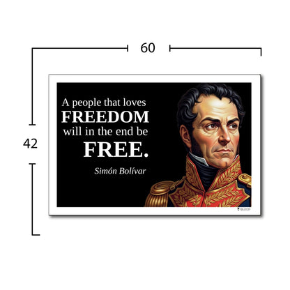 Simón Bolívar Inspirational Quote Wall Art
