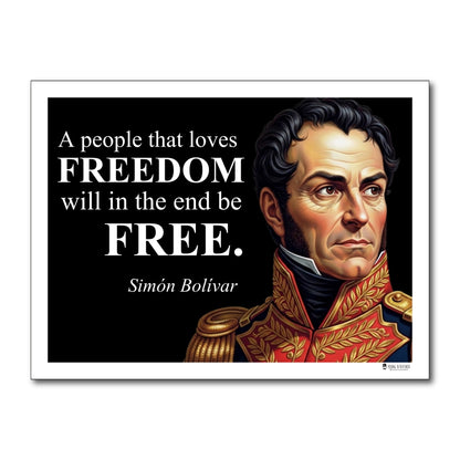 Simón Bolívar Inspirational Quote Wall Art