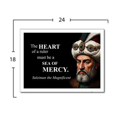 Suleiman the Magnificent Inspirational Quote Wall Art