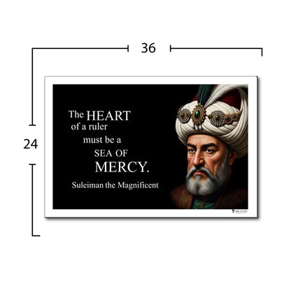 Suleiman the Magnificent Inspirational Quote Wall Art