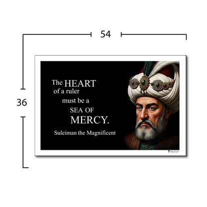 Suleiman the Magnificent Inspirational Quote Wall Art