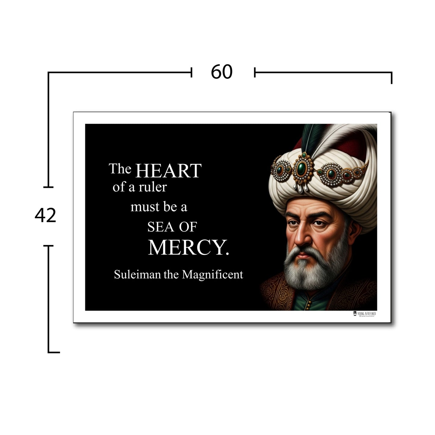 Suleiman the Magnificent Inspirational Quote Wall Art