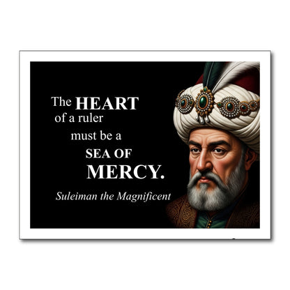 Suleiman the Magnificent Inspirational Quote Wall Art