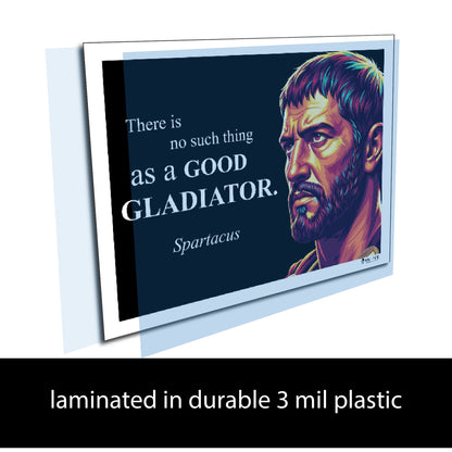 Spartacus Inspirational Quote Poster - Young N Refined