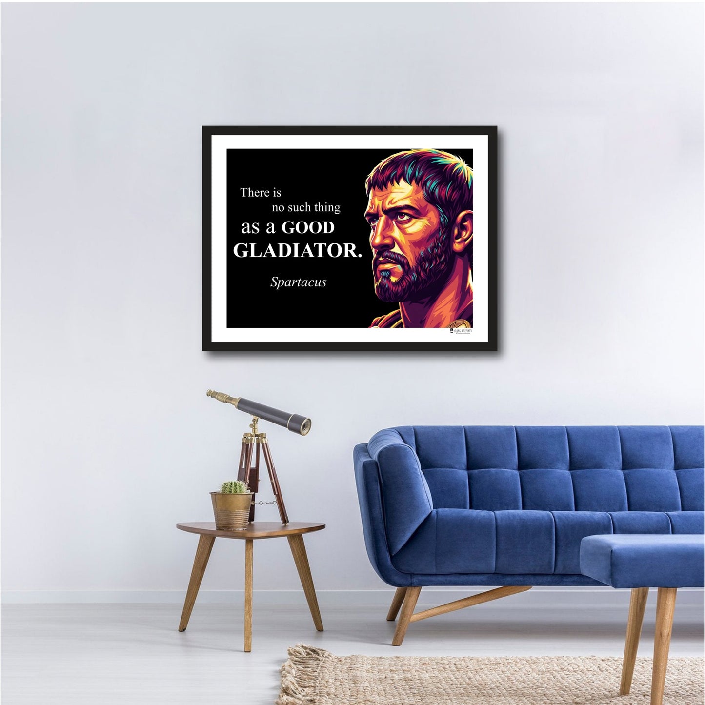 Spartacus Inspirational Quote Poster - Young N Refined