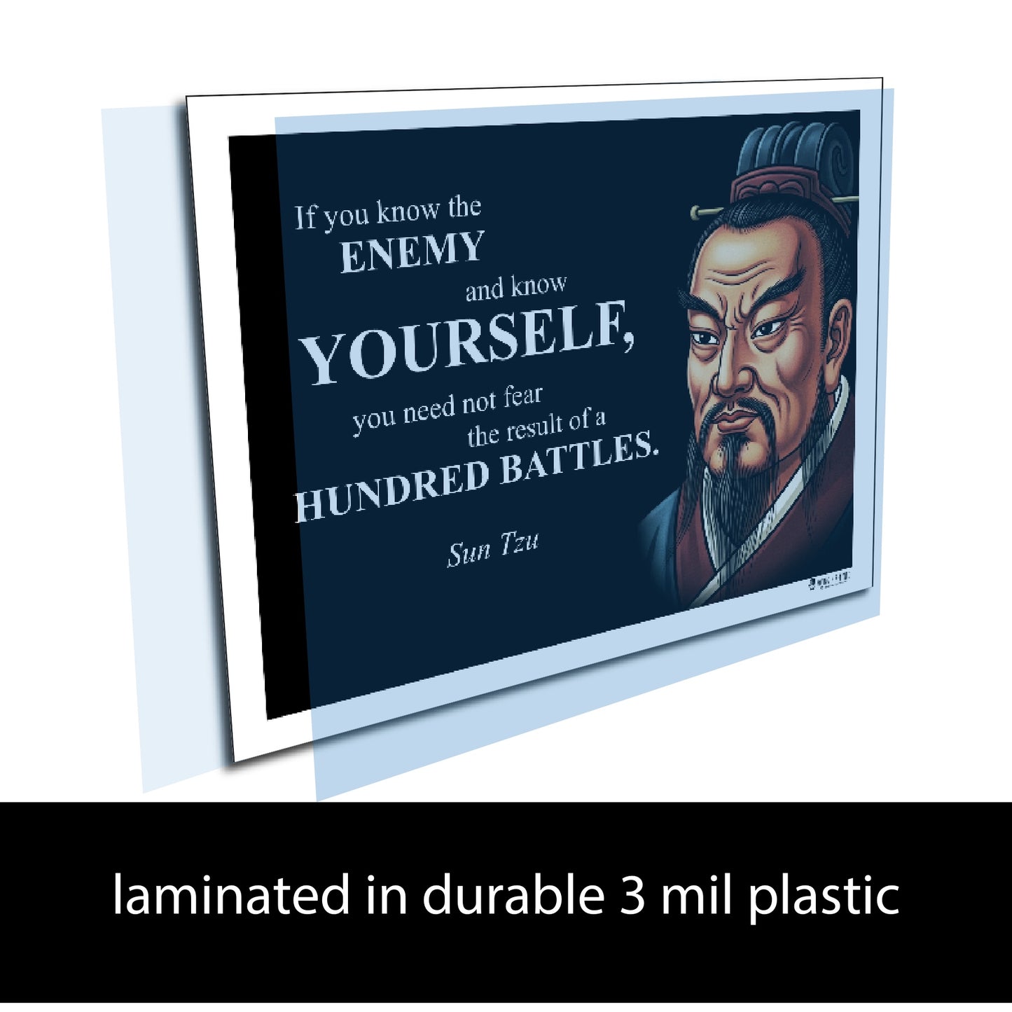 Sun Tzu Inspirational Quote Poster - Young N Refined