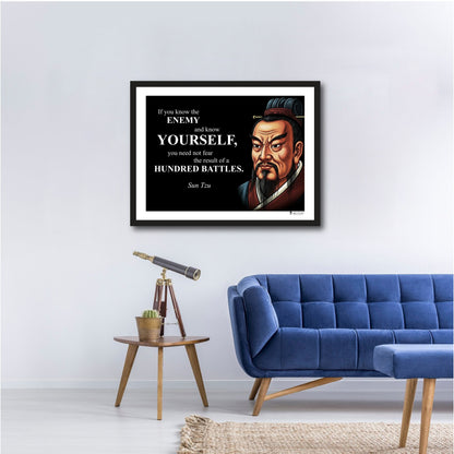 Sun Tzu Inspirational Quote Poster - Young N Refined