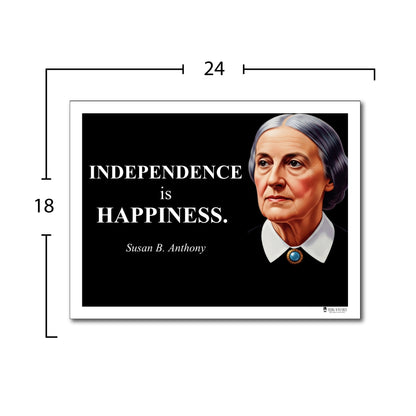 Susan B. Anthony Inspirational Quote Poster - Young N Refined
