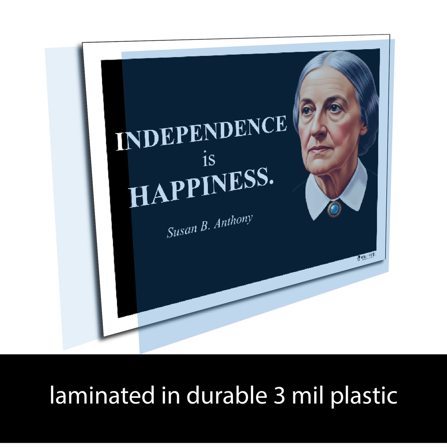 Susan B. Anthony Inspirational Quote Poster - Young N Refined
