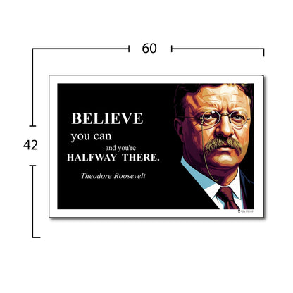 Theodore Roosevelt Inspirational Quote Wall Art