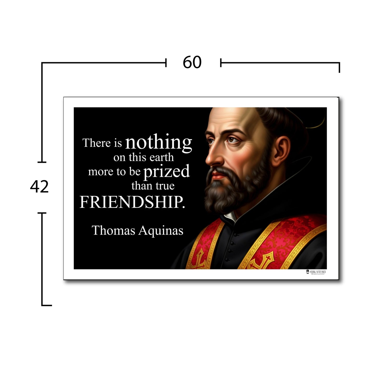 Thomas Aquinas Inspirational Quote Wall Art