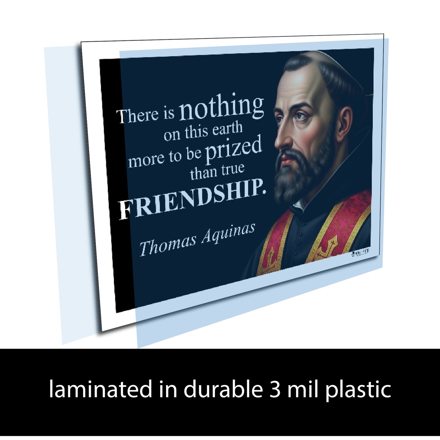 Thomas Aquinas Inspirational Quote Wall Art
