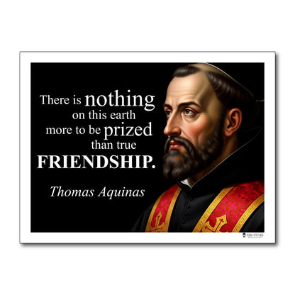 Thomas Aquinas Inspirational Quote Wall Art