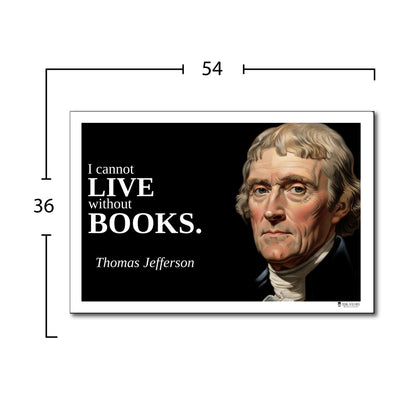 Thomas Jefferson Inspirational Quote Wall Art
