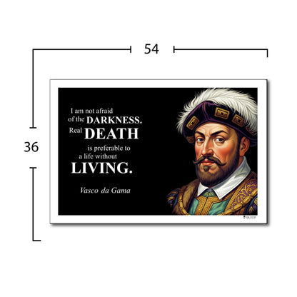 Vasco da Gama Inspirational Quote Wall Art
