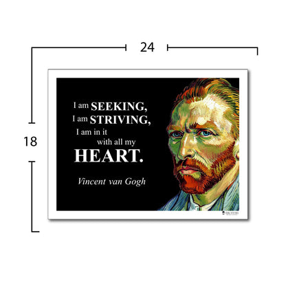 Vincent van Gogh Inspirational Quote Wall Art